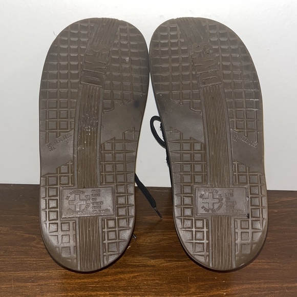 EUC VINTAGE DR. MARTENS Y2K Black Oxford in Leather and suede. UK 6/USM7 W8 - Picture 4 of 9